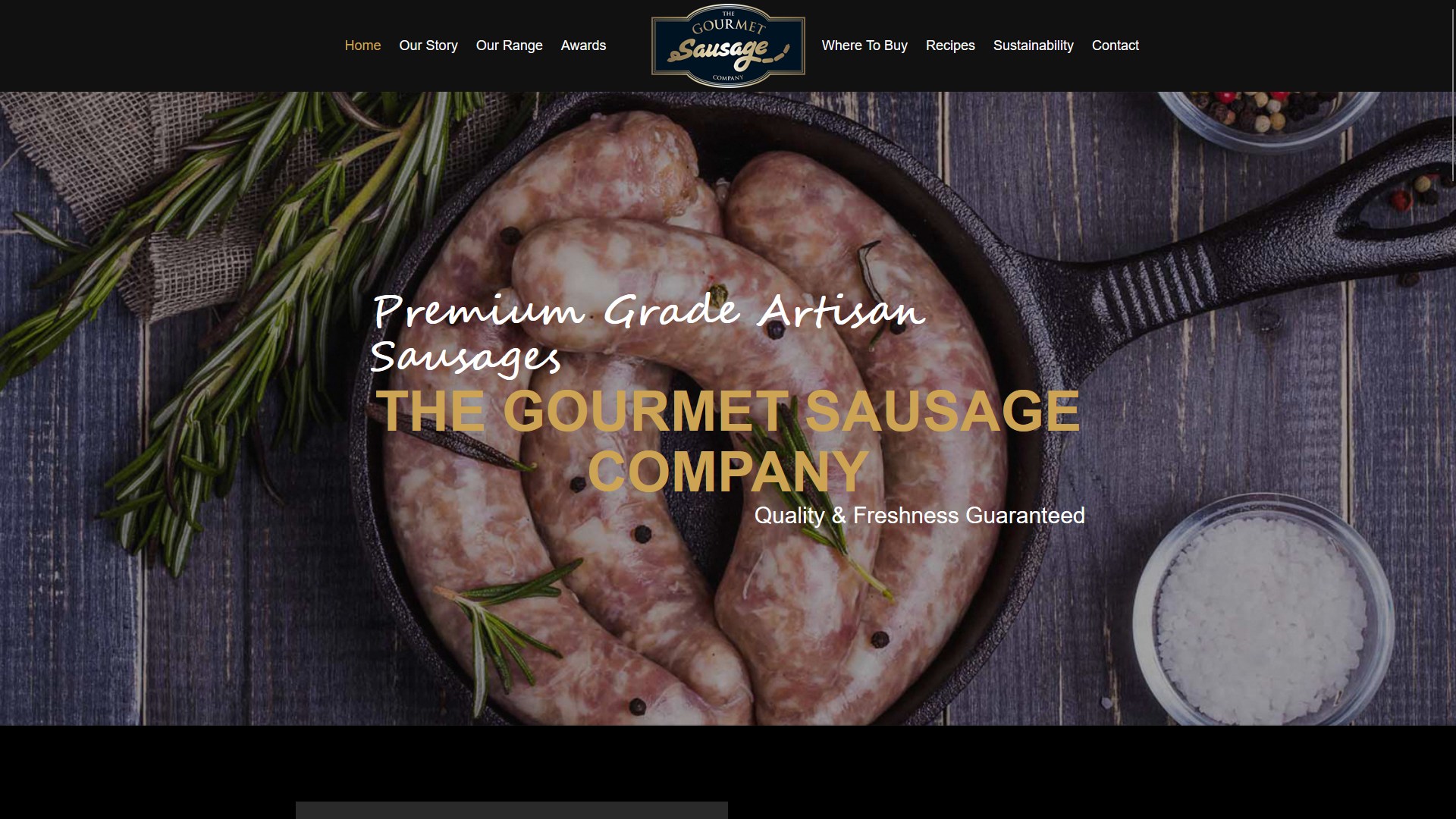 Sausage Website Design