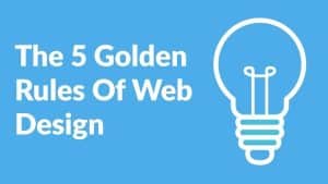 five golden rules of web designing
