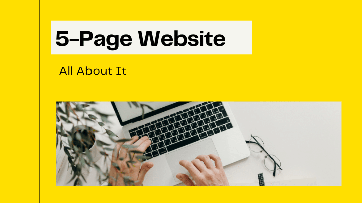 What is the average price for a 5 page website?