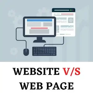 What is the difference between a webpage and a website?