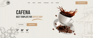 create a coffee website