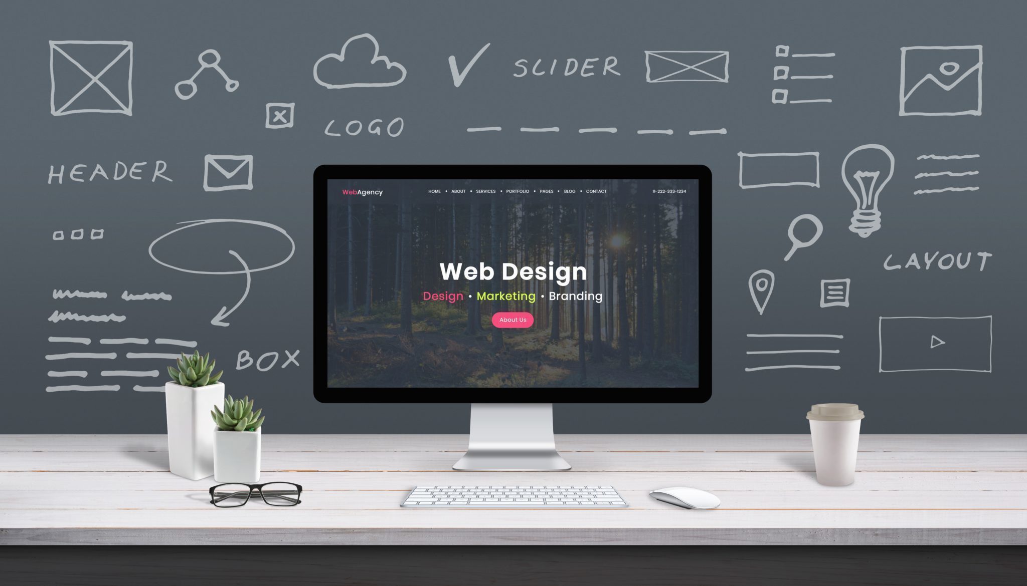 What is an agency website?
