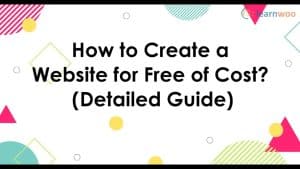 create a website at a low cost
