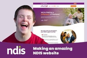 What is the importance of a professional NDIS website design?