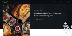 How should a restaurant website look like?