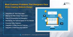 What are the most common problems in website design?