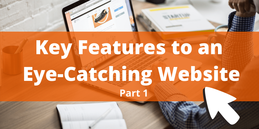 What makes a website eye catching?