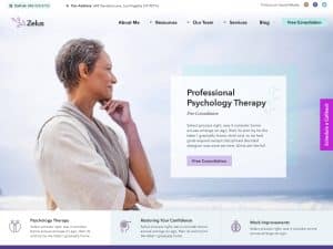 how to create a hypnotherapy website
