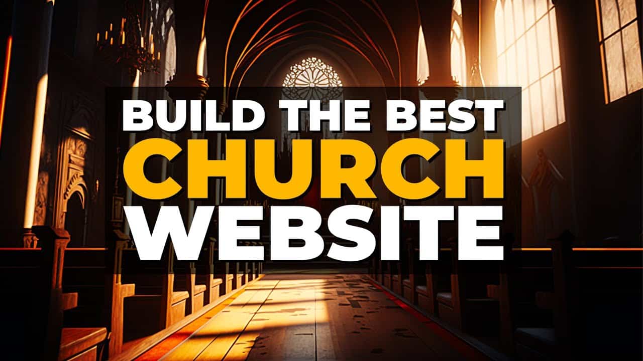 How do I create a simple church website?