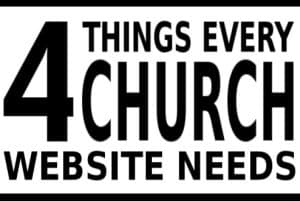 What does every church website need?