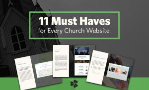 every church website need