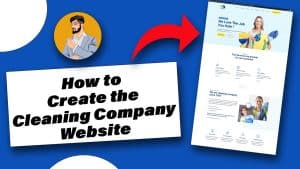 create a cleaning business website