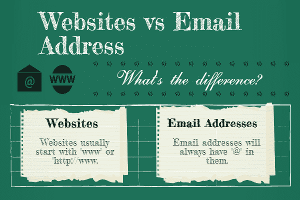Does a website have to have an address?