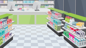 types of layout design in pharmacy