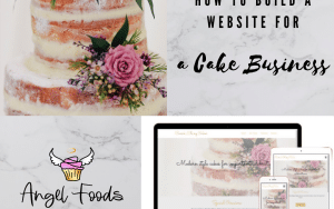 How do I create a website for my baking business?