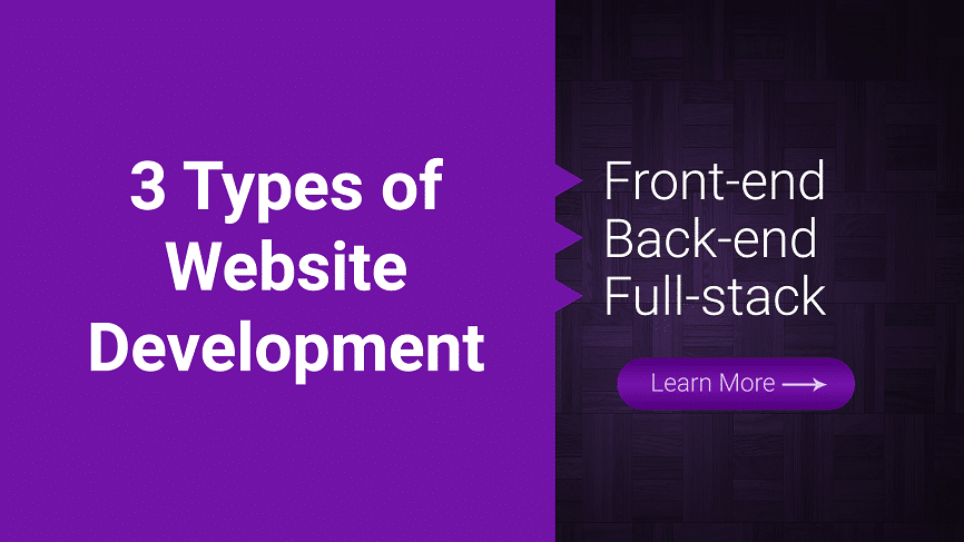 What Are 3 Types Of Web Development?