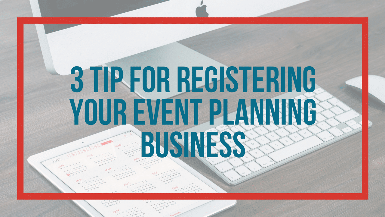 How do you structure an event planner?