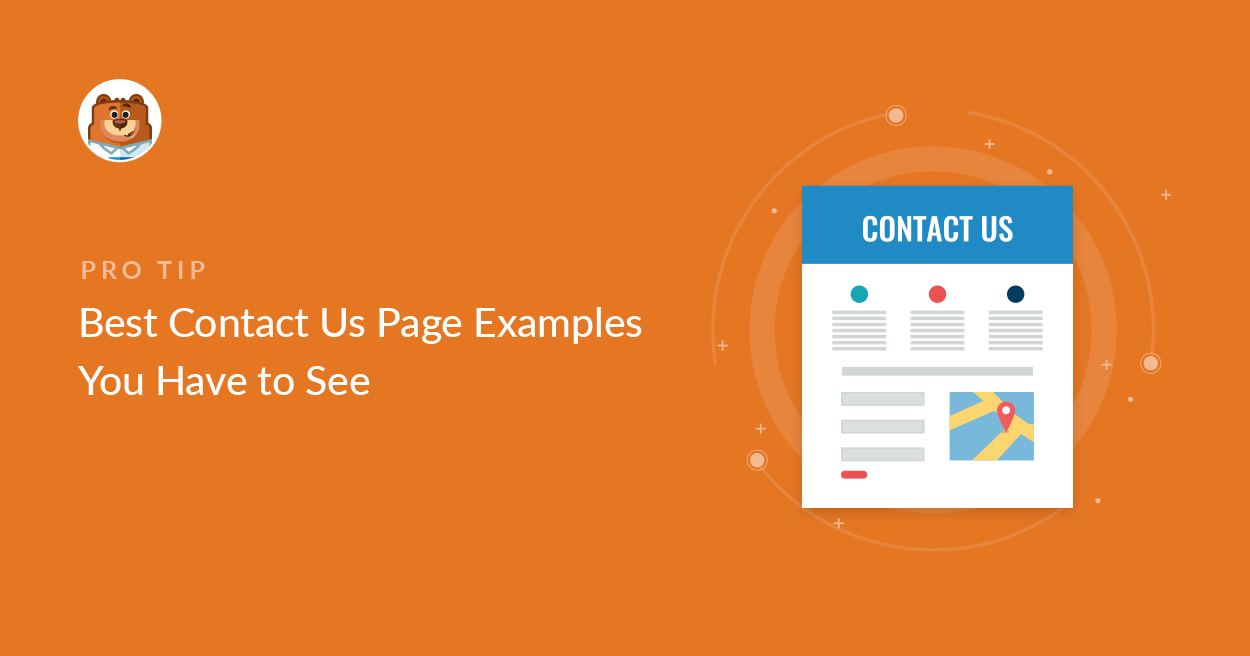 What is a contact page in a website?