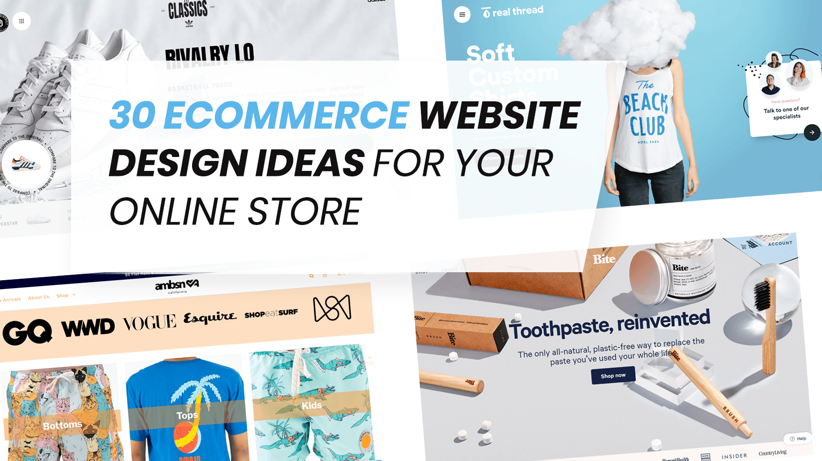 How to design websites and online stores?