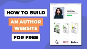 How do I create an author website for free?