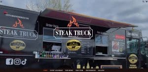 good food truck website design
