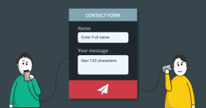 people use contact forms on websites?