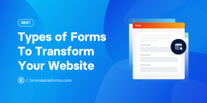 what types of website contact forms are there?