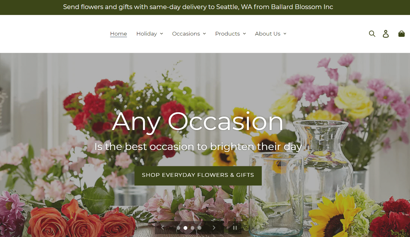 Essential Sections for Your Flower Shop Website