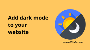 add dark mode to your website