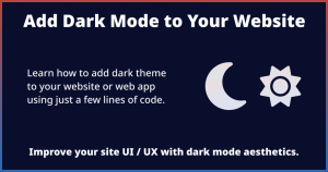 How to Add Dark Mode to Your Website