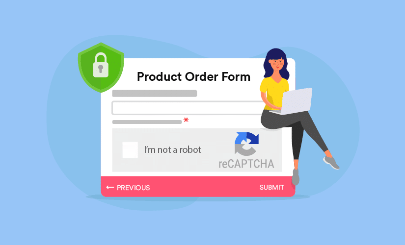 Add CAPTCHA or reCAPTCHA to verify human form submissions